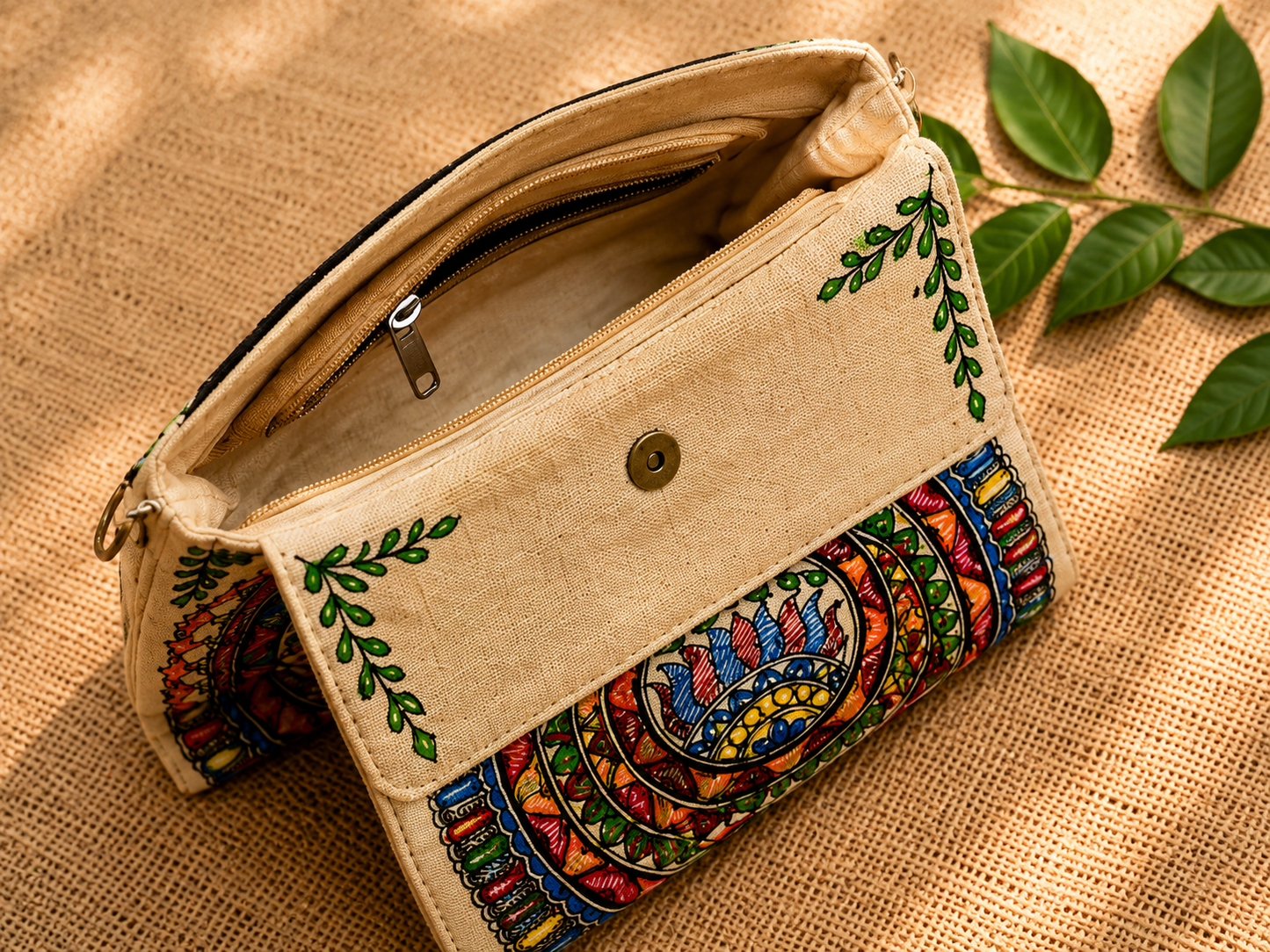 Hand Painted Canvas Bag