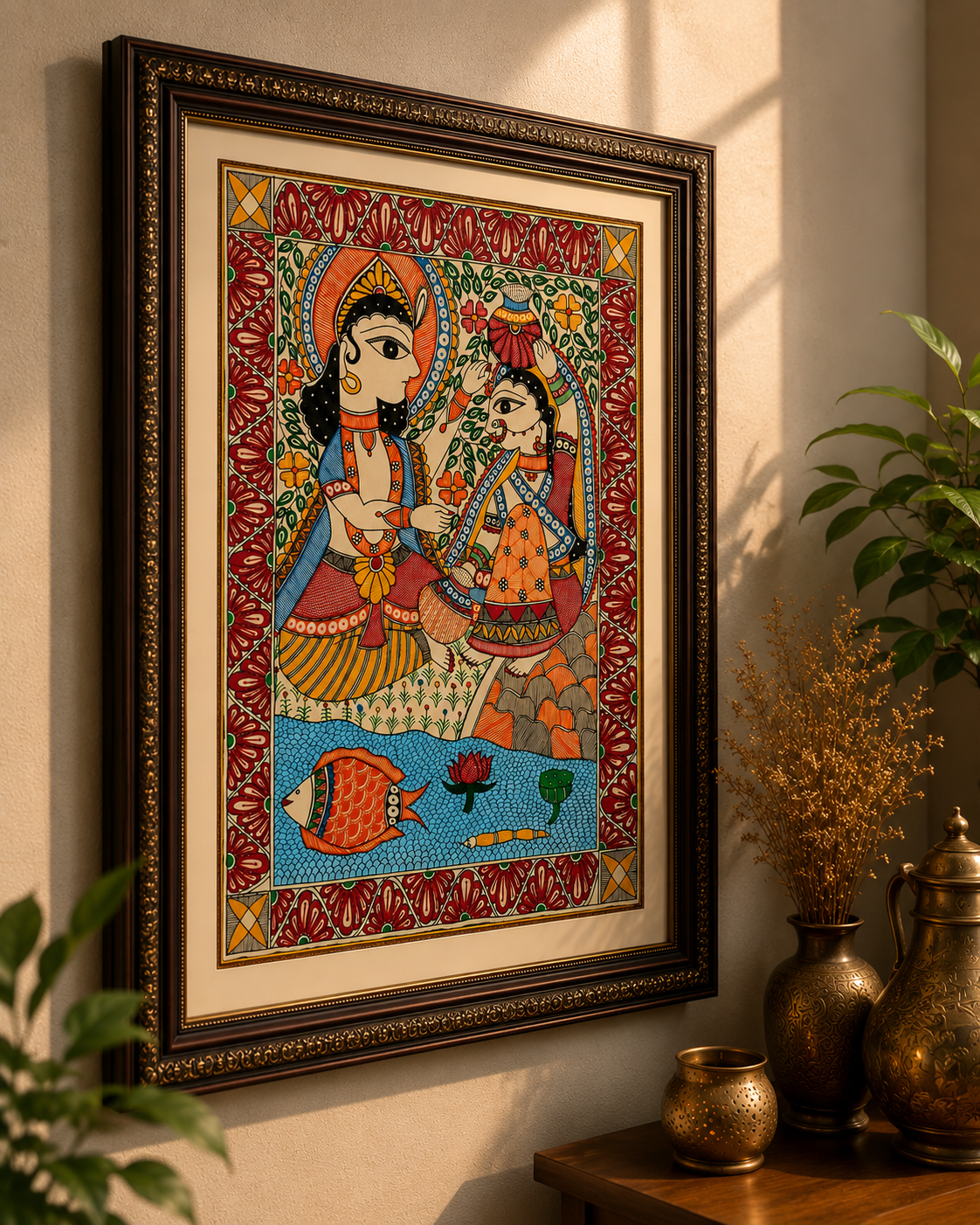 Madhubani Painting ( Wall Painting )