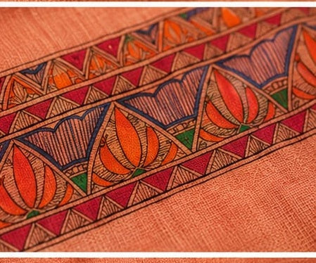 Madhubani Painted Premium Dupatta
