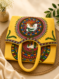Madhubani painted  tote bag design