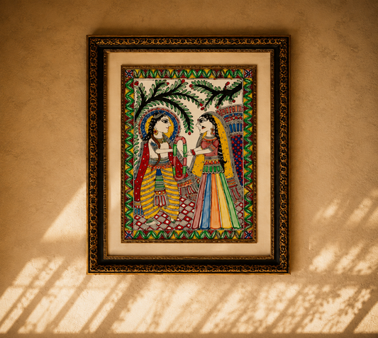 Ram Sita Jaymal (Madhubani wall paintings )