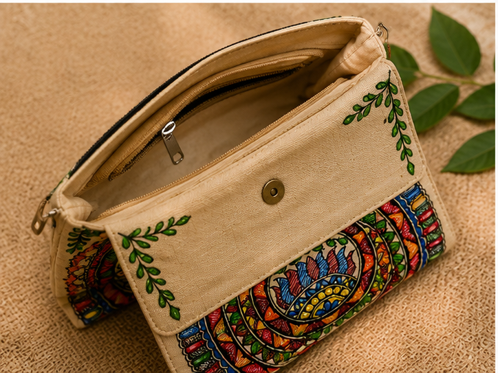Hand Painted Canvas Bag
